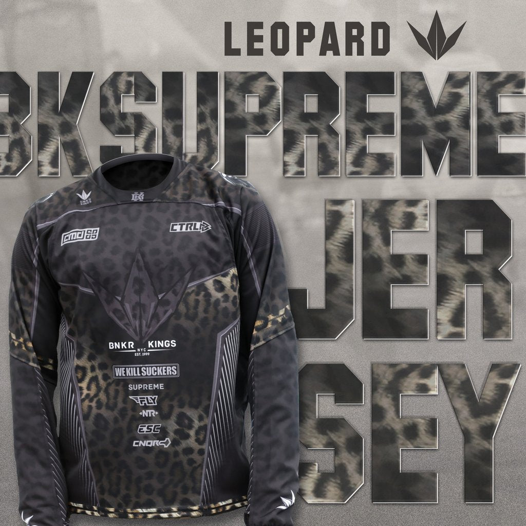 Bunkerkings Supreme Jersey - Leopard –