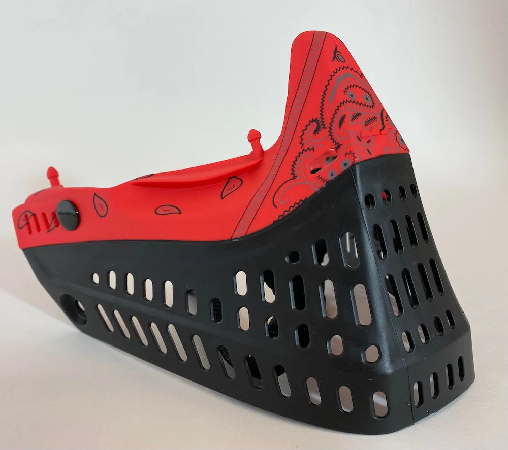 JT Proflex Faceplate Assembly - Bandana Red