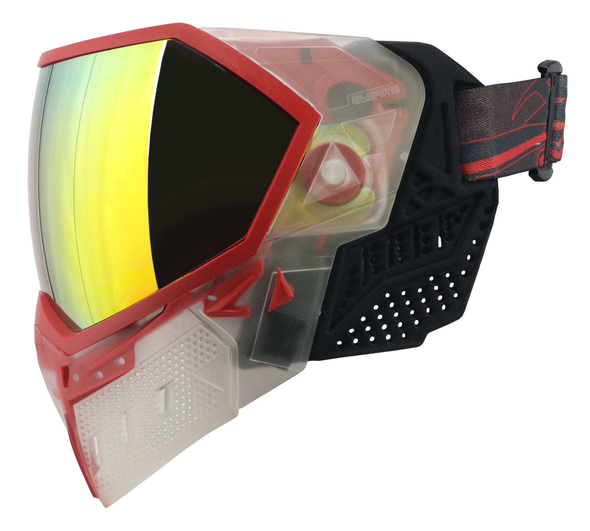 Empire EVS SE Crystal Clear Goggles - Red