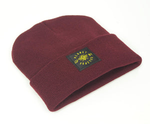 Eclipse Worker Roll Beanie Burgundy