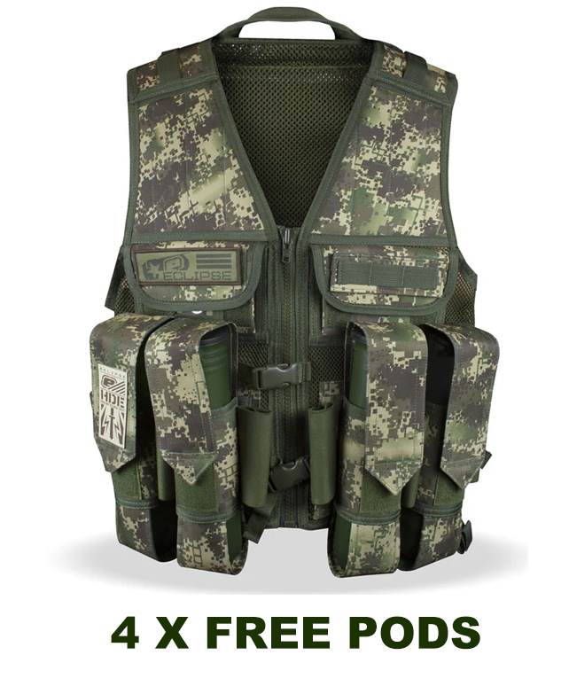 Eclipse Tactical Load Vest + FREE PODS