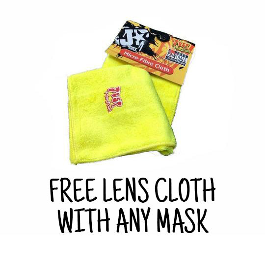 Free Lens Cloth with any Mask