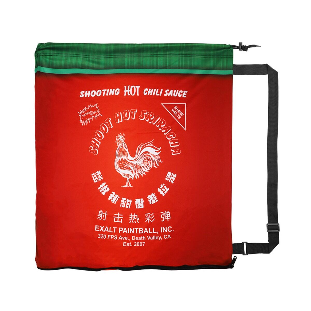 Exalt Pod Bag & Changing Mat - Sriracha